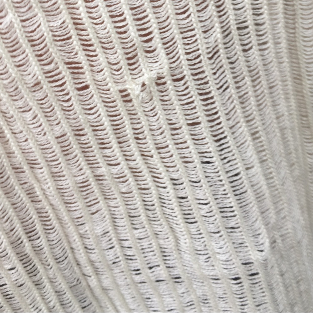 RACHEL ROY Ivory mesh knit Sweater - Picture 8 of 8